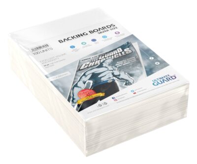 Ultimate Guard Comic Backing Boards Silver Size (100) 178×266 mm