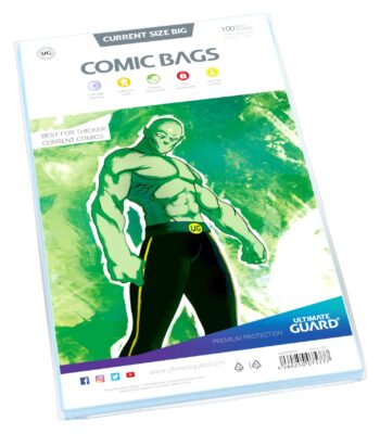 Ultimate Guard Comic Bags BIG Current Size (100) 178×268 mm